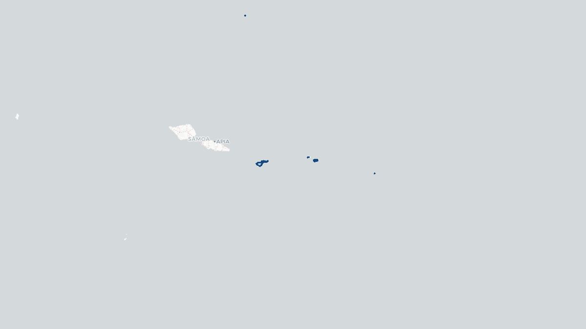 Map of Amerikansk Samoa