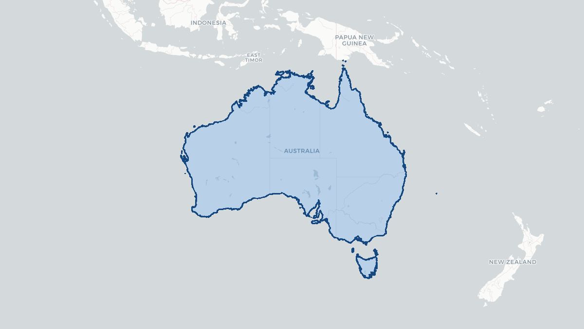Map of Australia