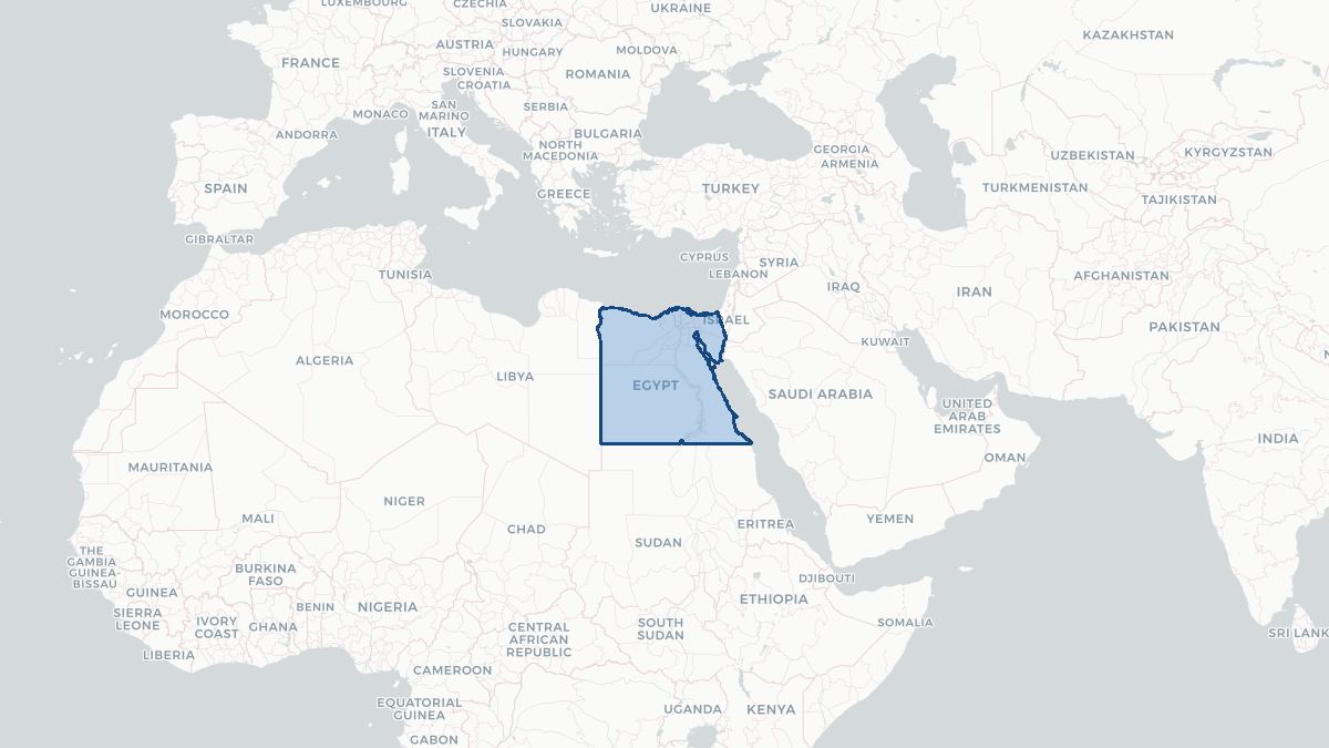 Map of Egypt