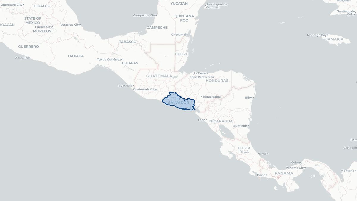 Map of El Salvador
