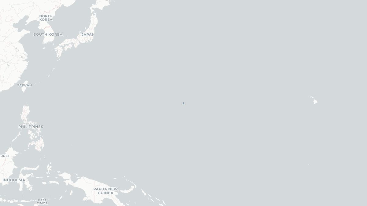 Map of United States Minor Outlying Islands