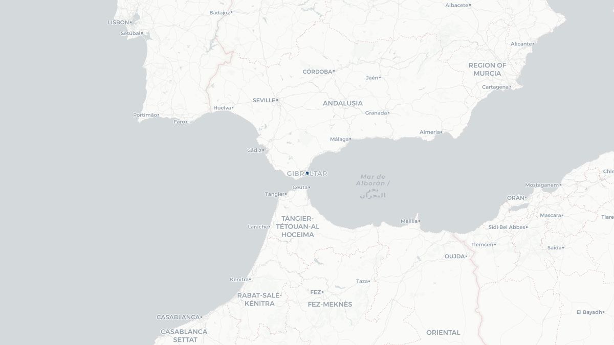 Map of Gibraltar