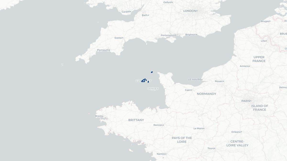 Map of Guernsey