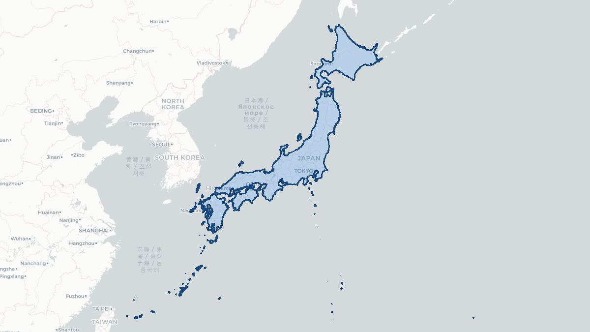 Map of Japan