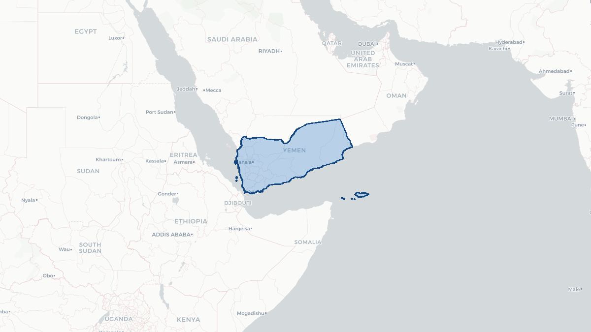 Map of Yemen