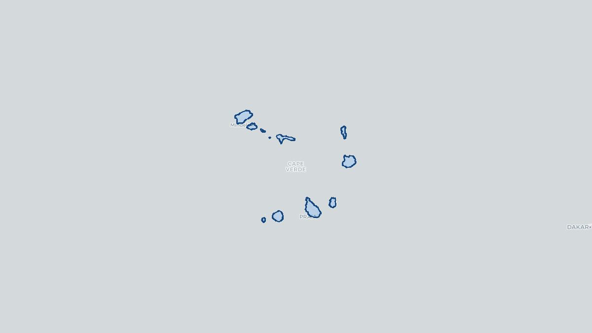Map of Cape Verde