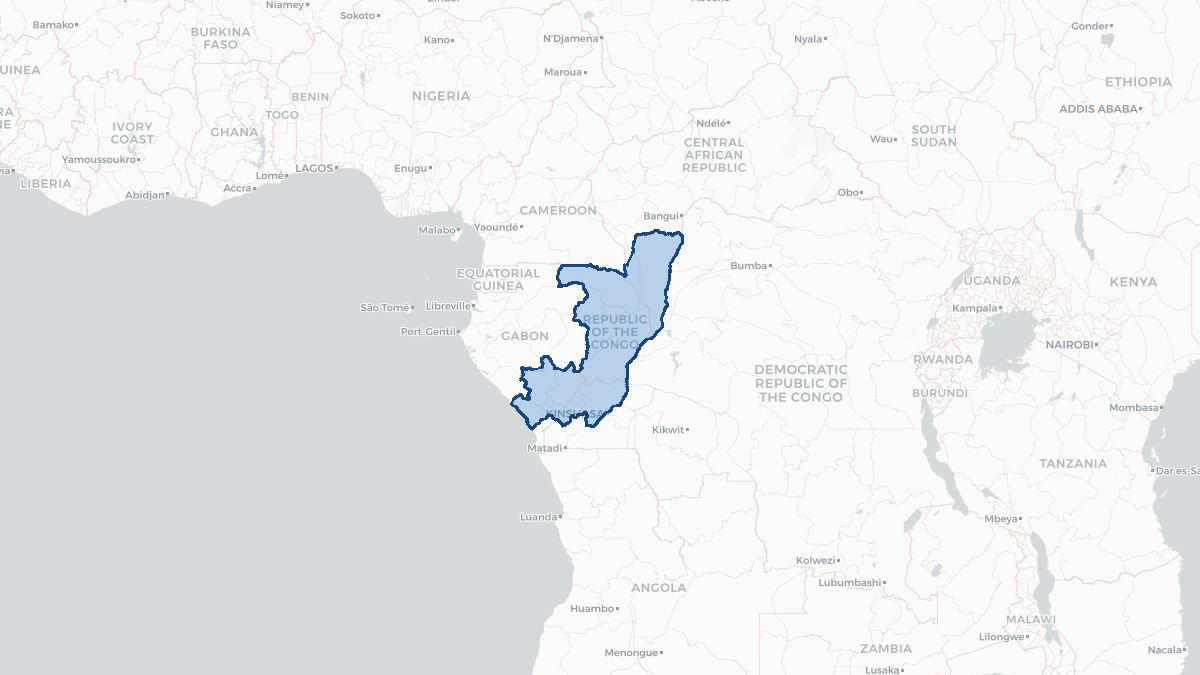 Map of Kongo