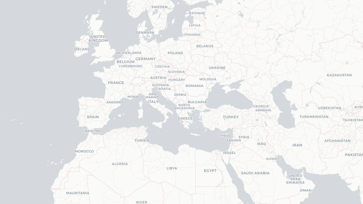 Map of Kosovo