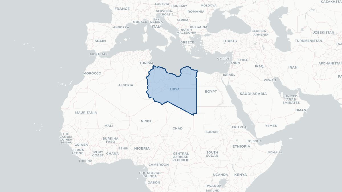 Map of Libyen