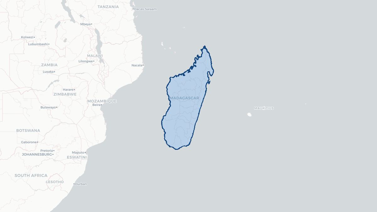 Map of Madagascar