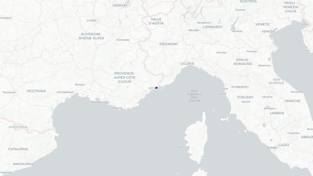 Map of Monaco