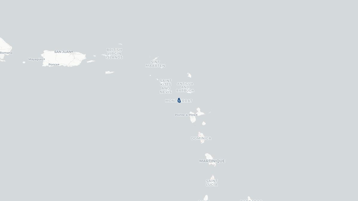 Map of Montserrat