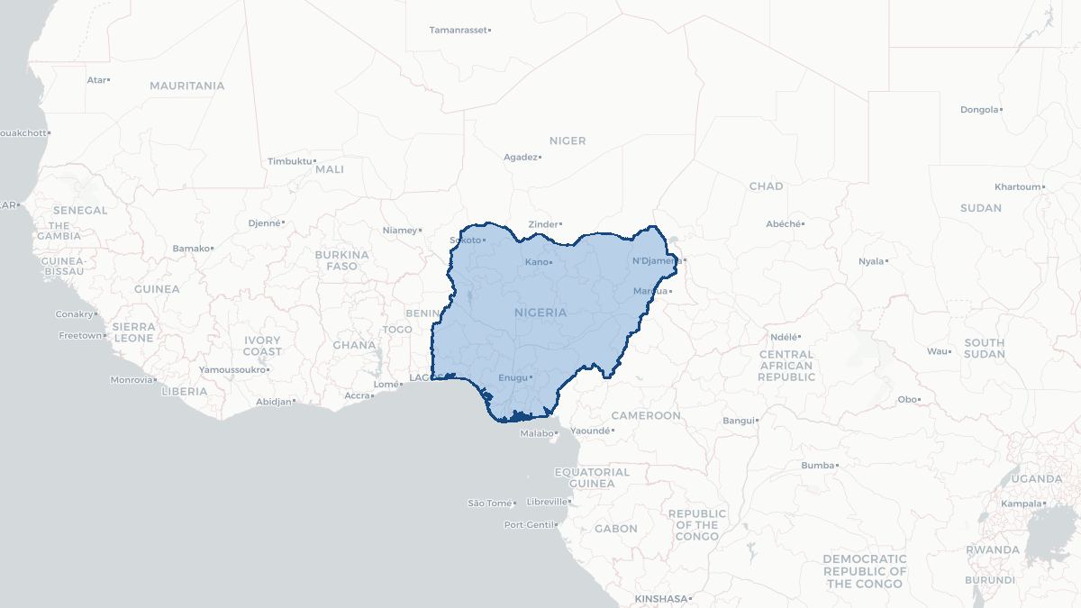 Map of Nigeria