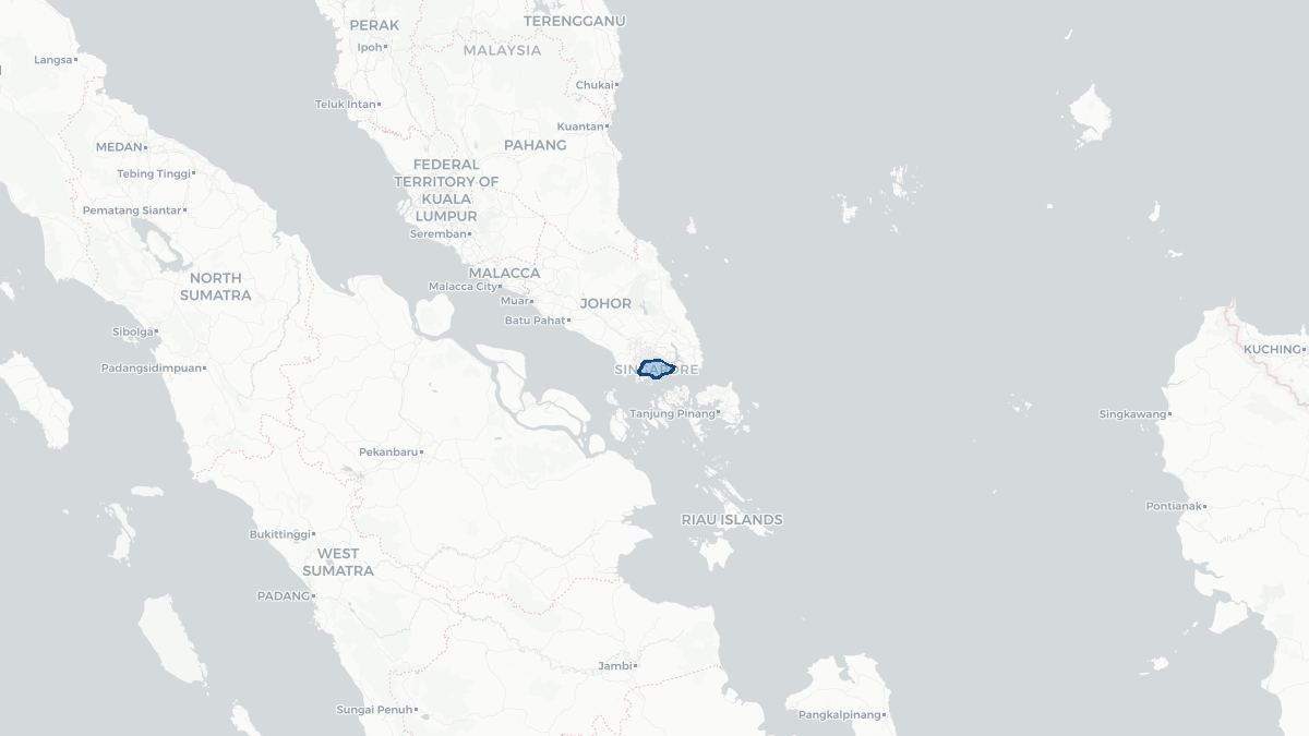 Map of Singapore